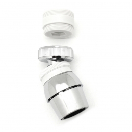 Snodo Aeratore Cromato - Bianco-cromo 241-043