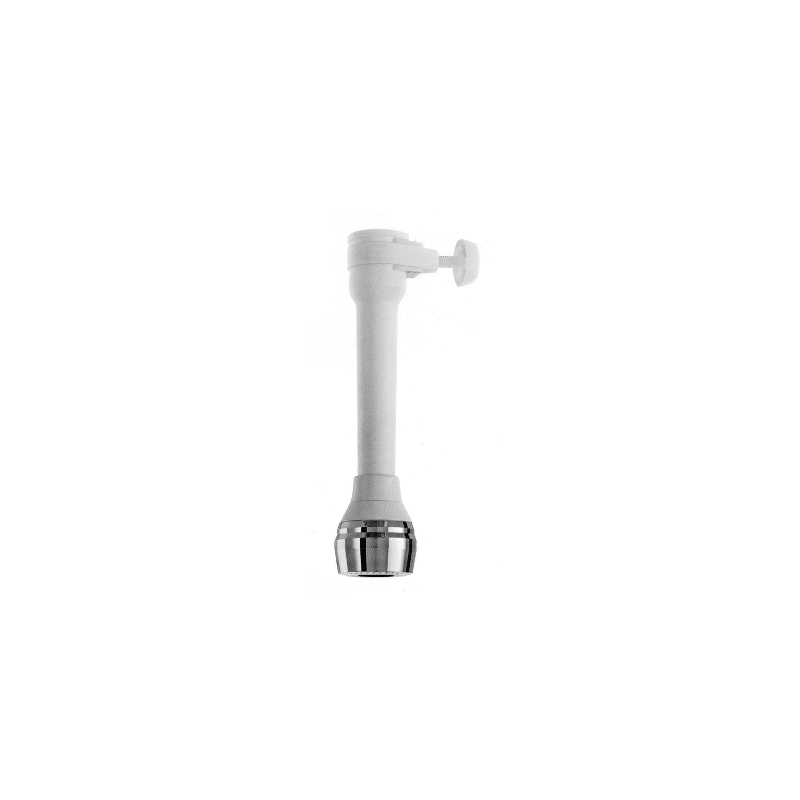 Cannuccia Con Fascetta A Vite Doccetta Aeratore - Bianco-cromo 241-0432