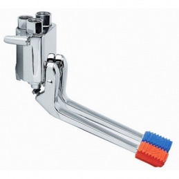 Rubinetto A Pedale Esterno 2 Vie Per Parete S/flex. S/rub. - 1/2 242-133