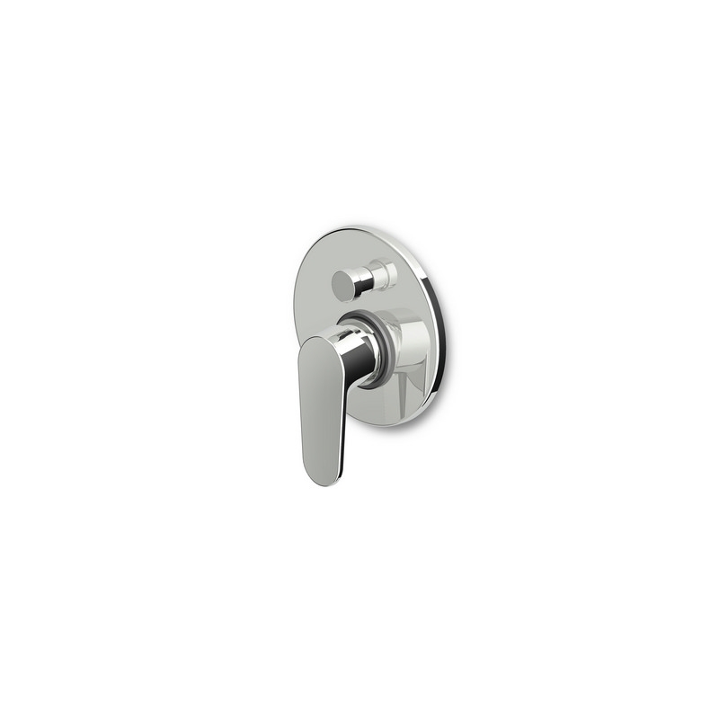 Monocomando Incasso Doccia Con Deviatore Serie Sun - Cromo 250-N145