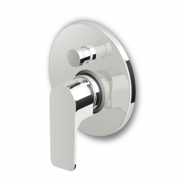 Monocomando Incasso Vasca-doccia C/dev. Serie Wind - Cromo 250-W145