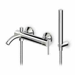 Monocomando Vasca Doccia Esterno C/accessori Serie Zxs - Cromo 250-X130