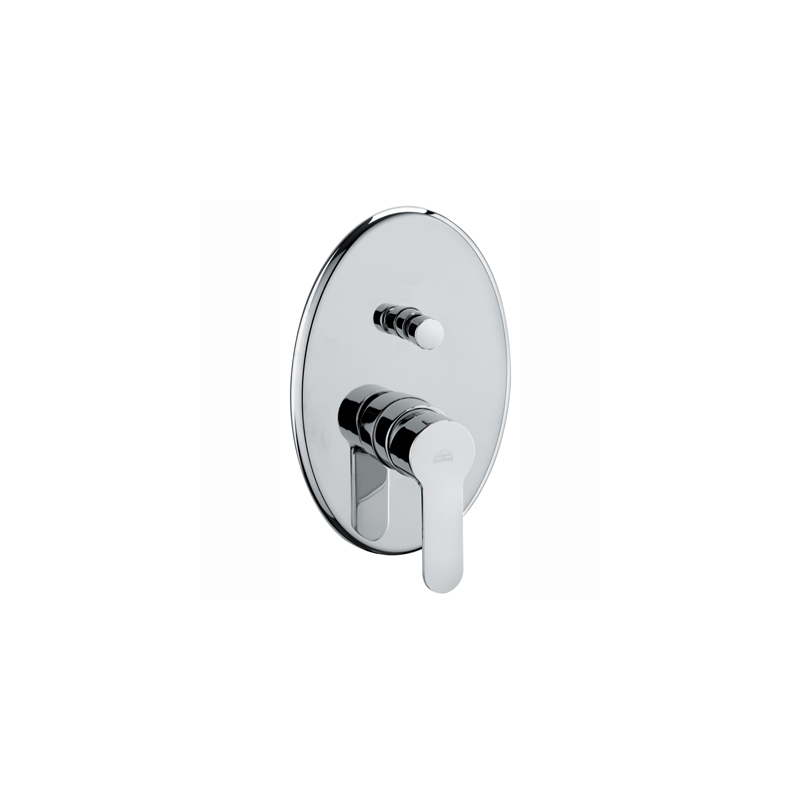 Miscelatore Monoc. Incasso Doccia Con Deviatore Linea Blu - Cromo 274-B245