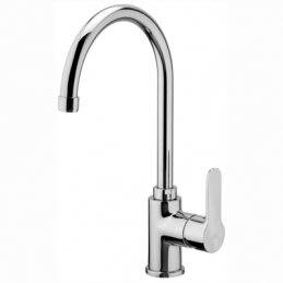 Miscelatore Monoc. Lavello Canna Alta Linea Blu - Cromo 274-B262