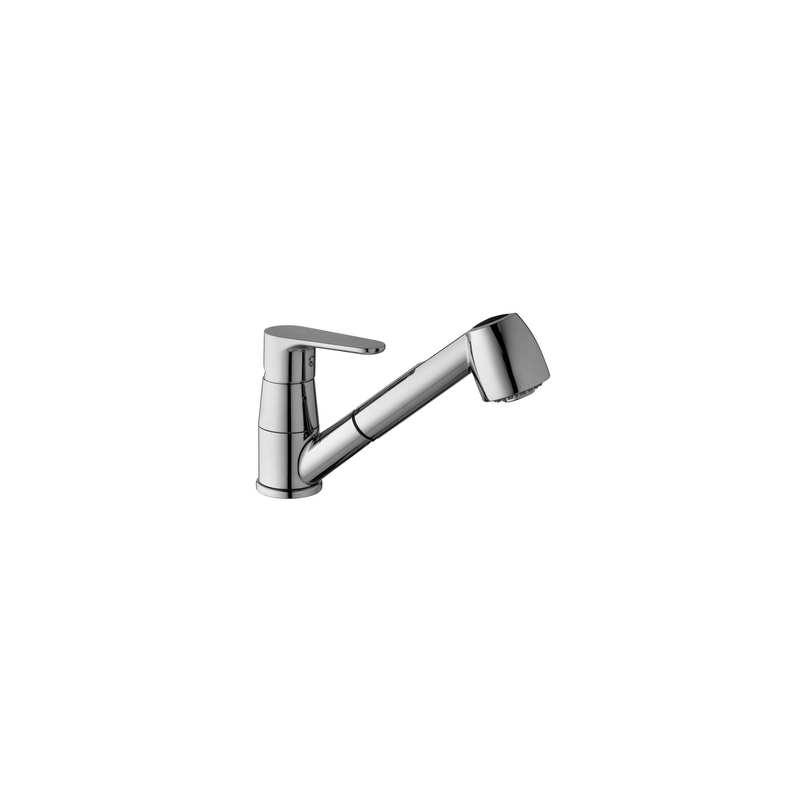 Miscelatore Monoc. Lavello C/doccia Estraibile Linea Green - Cromo 274-G761