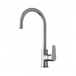 Miscelatore Monoc. Lavello Canna Alta Linea Green - Cromo 274-G762