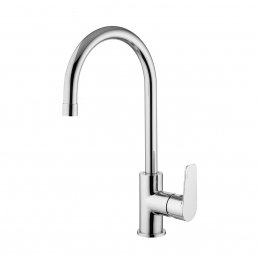 Miscelatore Monoc. Lavello Canna Alta Linea Lime - Cromo 274-L062