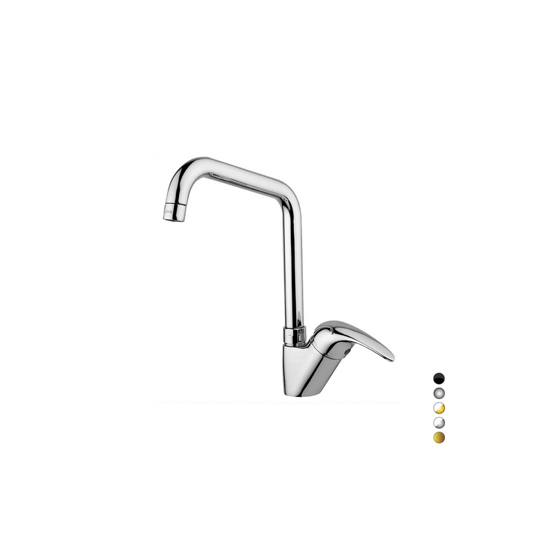 Miscelatore Monoc. Lavello Nettuno Due - Cromo 274-N360