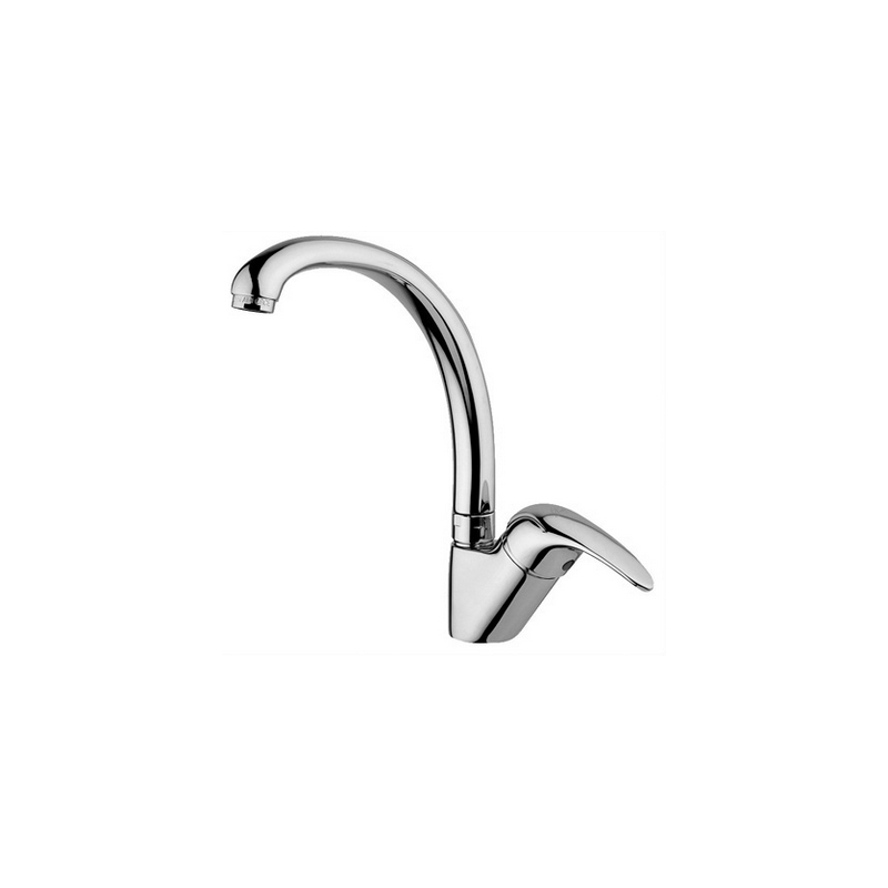 Miscelatore Monoc. Lavello Canna Alta Linea Nettuno Due - Cromo 274-N362