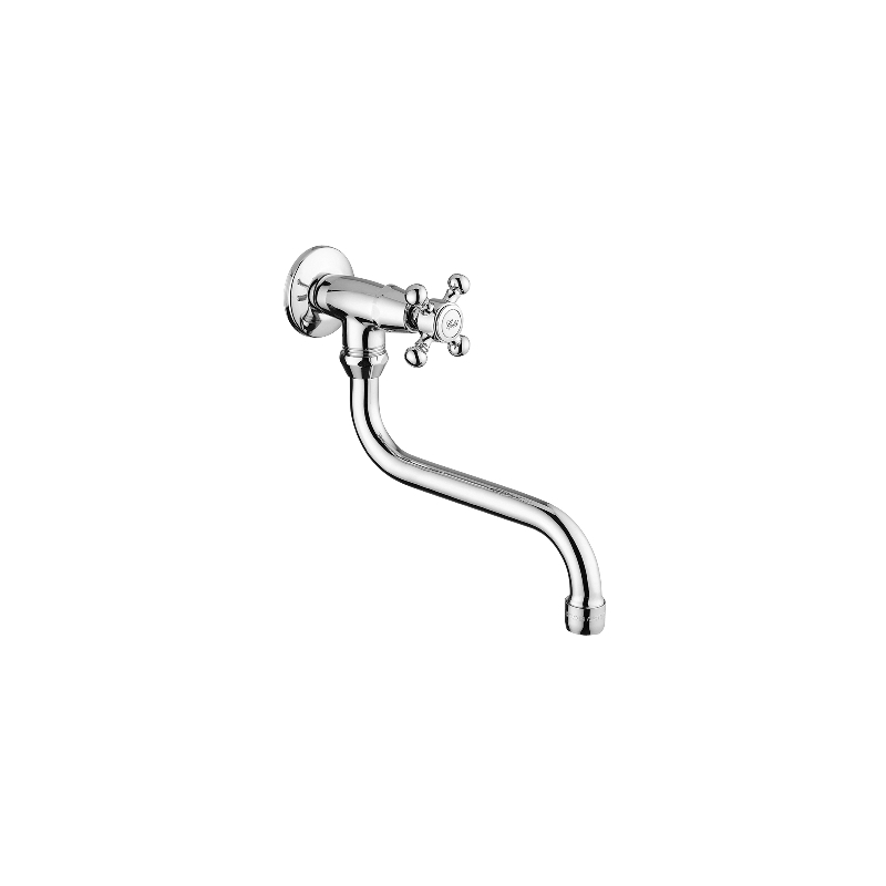 Rubinetto Snodo Con Bocca Orientabile Serie Viola - Cromo 274-TV200