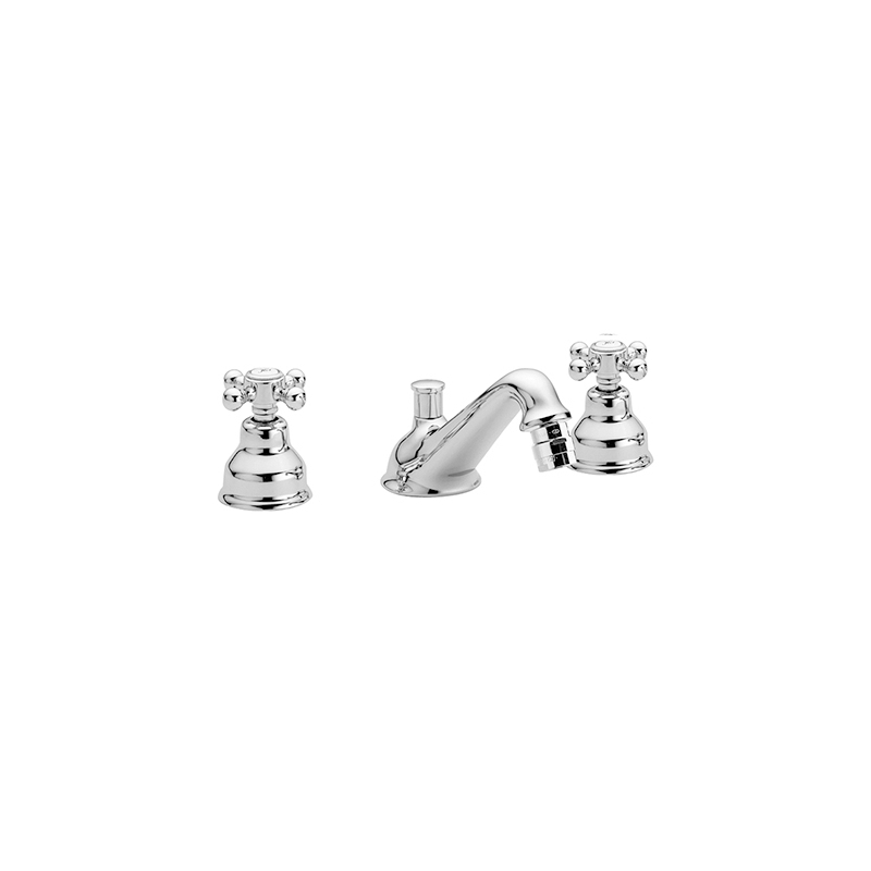 Batteria Bidet 3 Fori Con Bocca Erogazione Viola - Cromo 274-TV221