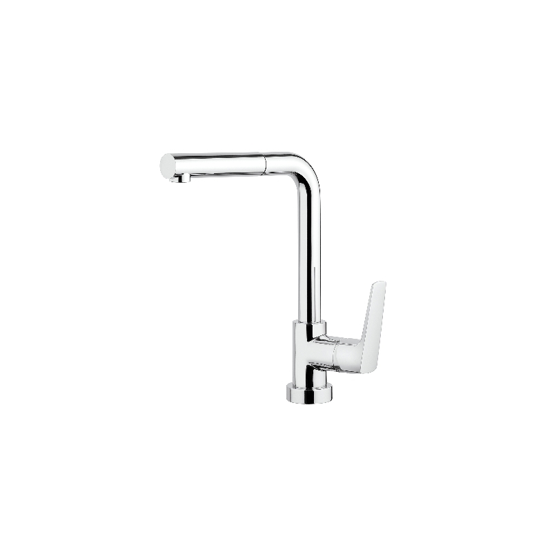 Miscelatore Monoc. Lavello Con Doccia Estraibile Spartaco - Cromo 275-S261