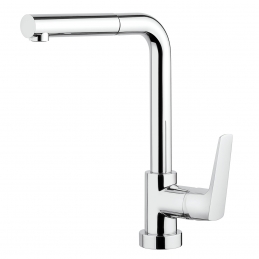 Miscelatore Monoc. Lavello Con Doccia Estraibile Spartaco - Cromo 275-S261
