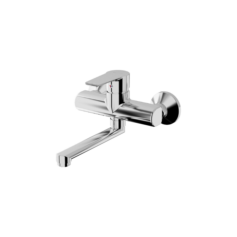 Miscelatore Monocomando Lavello A Muro Linea Ten - Cromo 276-T350