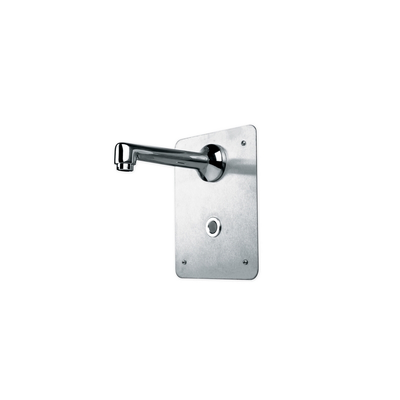 Rubinetto Fotocellula Per Lavabo A Canale - Alim. Batteria 6v - Cromo 280-TR8005-B