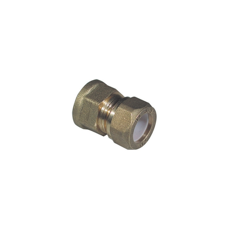 Nipple Femmina Bicono Per Rame Con Ogiva Teflon Tiemme - 3/8 X 12 311-1202-0312