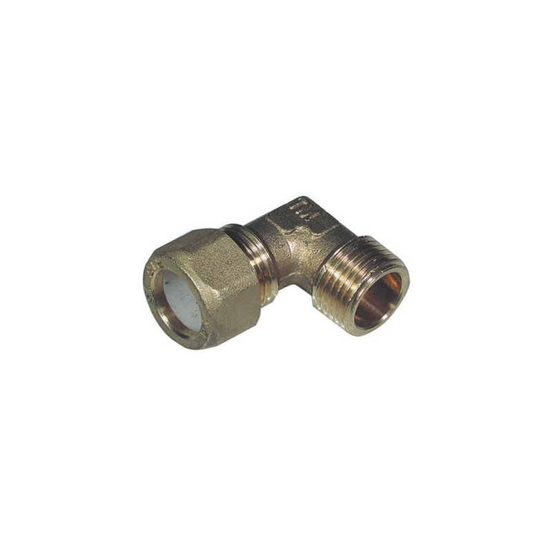 Gomito Maschio Per Rame Con Ogiva Teflon Tiemme - 1/2 X 14 311-1204-0414