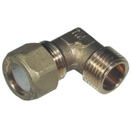 Gomito Maschio Per Rame Con Ogiva Teflon Tiemme - 3/4 X 22 311-1204-0522