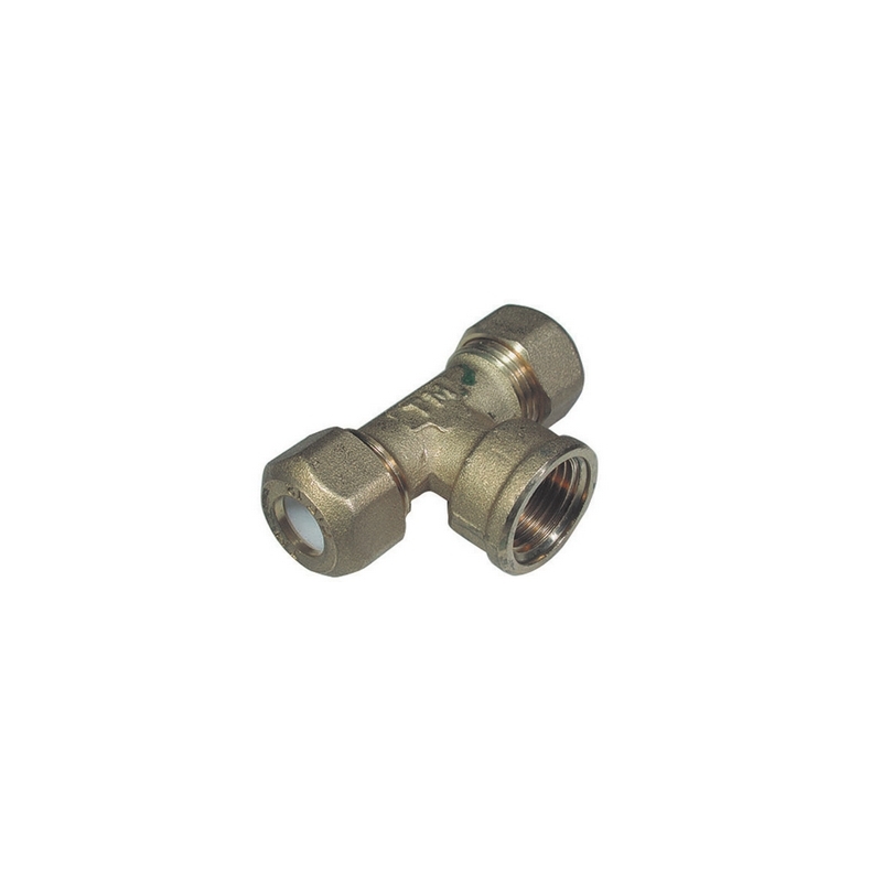 Tee Femmina Per Rame Con Ogiva Teflon Tiemme - 1/2 X 10r 311-1259-0410