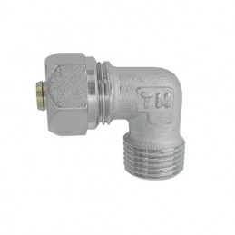 Raccordo Curvo Maschio Tiemme Per Multistrato - 1/2 X 16 313-1604-0416