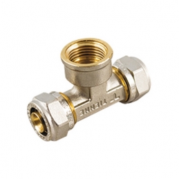 Raccordo A T Femmina Serie Ins Per Multistrato - 20 X 1/2" X 20 313-IN1609-0420
