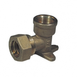Gomito A 90° Con Flangia A 3 Fori O-ring Femmina - 1/2 X 16 314-1306-0416