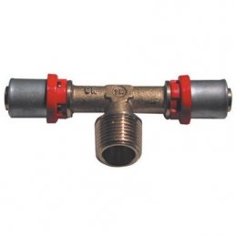 Raccordo Press A T Maschio Per Multistrato - 1/2 X 20 -conf 317-1658-K0420