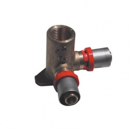 Raccordo Press Curvo Femmina Con Flangia Doppia Per Multistrato - 1/2 X 16 317-1676-0416