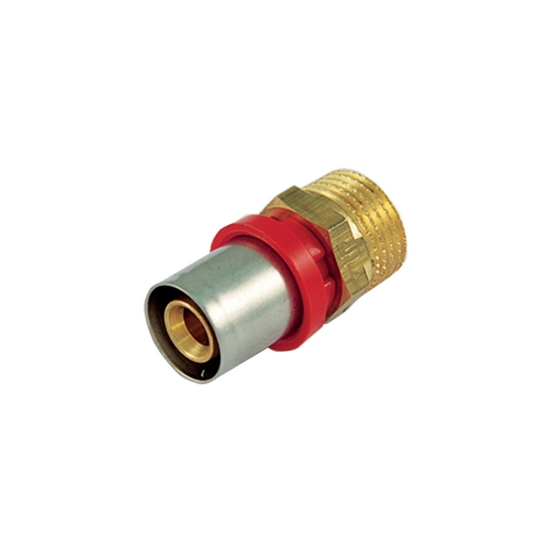 Raccordo Press Diritto Maschio Compact Per Multistrato - 16 X 2,0 -1/2" 317-CT1650-0416