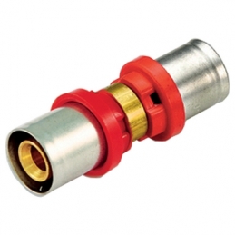 Raccordo Press Diritto Doppio Compact Per Multistrato - 20 X 2,0 -20 X 2,0 317-CT1651-2020