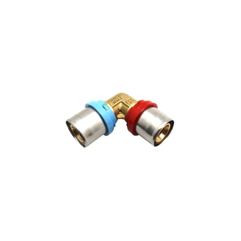 Raccordo Curvo Doppio Compact Per Multistrato - 20 X 2,0 - 20 X 2,5 317-CT1653-20250