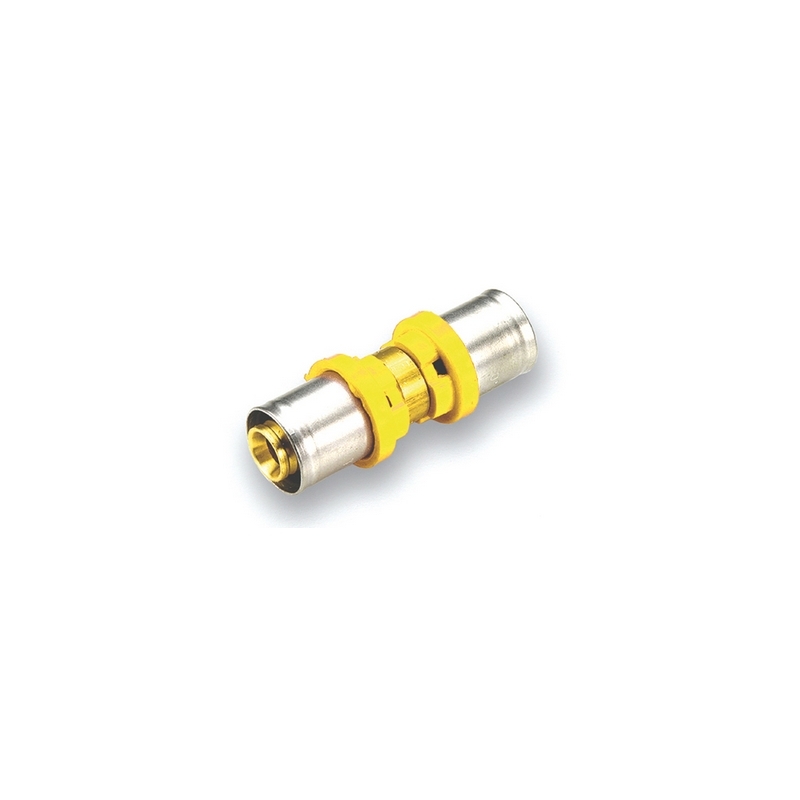 Raccordo Per Multistrato Gas Diritto Doppio - Diam. 20 317-G2651-20