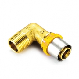 Raccordo Per Multistrato Gas Curvo Maschio - 26 X 3/4" 317-G2654-2605