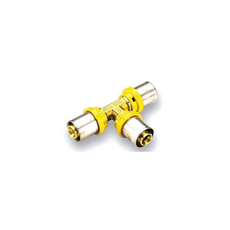 Raccordo Per Multistrato Gas A T - Diam. 16 317-G2657-16