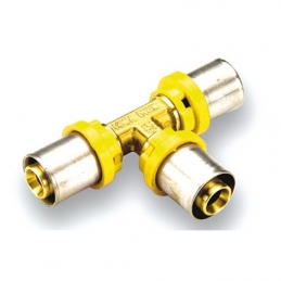 Raccordo Per Multistrato Gas A T - Diam. 20 317-G2657-20