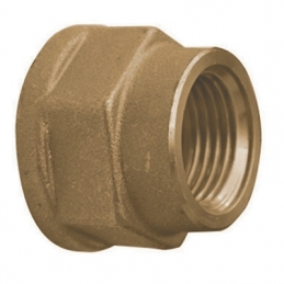 Manicotto Ridotto Diritto Femmina/femmina In Ottone Giallo - 1/2 X 3/8 319-1550R-43