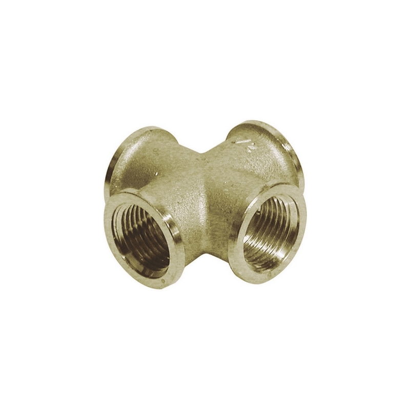 Croce Femmina In Ottone Giallo - Diam. 1/2 319-1580-04