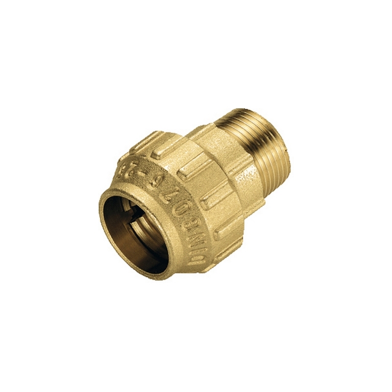 Raccordo Diritto Maschio In Ottone Tiemme - 3/4" X 25 332-T3460CR-0525