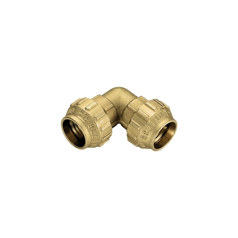 Raccordo Curvo Doppio In Ottone Tiemme - Diam. 25 332-T3463CR-25