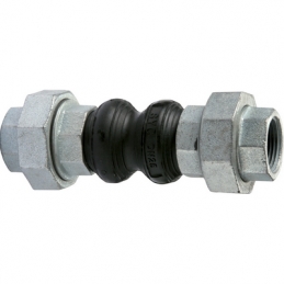 Giunto In Gomma Antivibrante Filettato F/f - Dn 20 - 3/4" - L. 165 340-771-20
