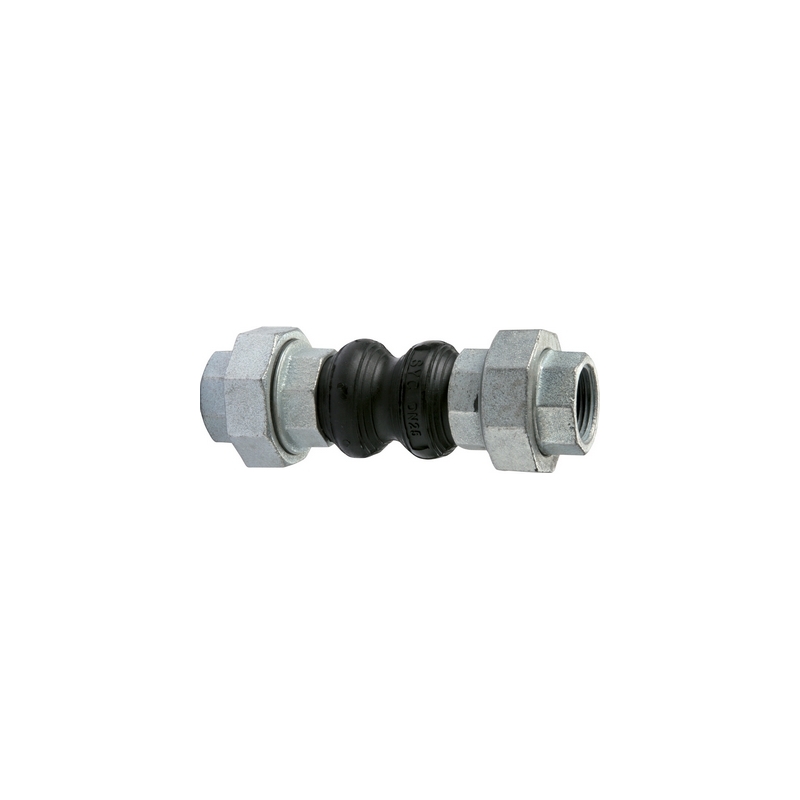 Giunto In Gomma Antivibrante Filettato F/f - Dn 40 - 1"1/2 - L. 186 340-771-40