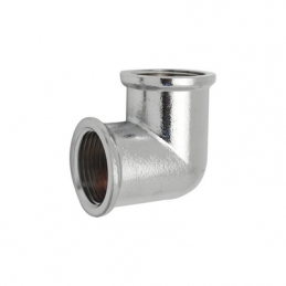 Gomito Ff In Ottone Cromo Ibp - 1/2" 343-B8090-04