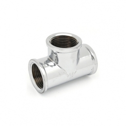 Tee Ff In Ottone Cromo Ibp - 3/4" 343-B8130-05