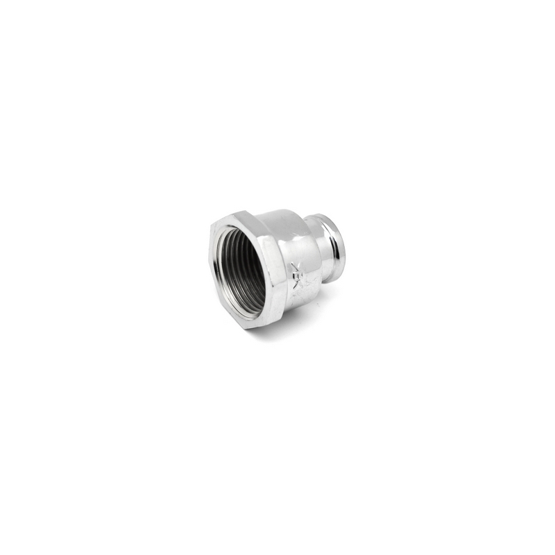 Manicotto Ridotto Diritto Ff In Ottone Cromo Ibp - 3/4" X 1/2" 343-B8240-0504
