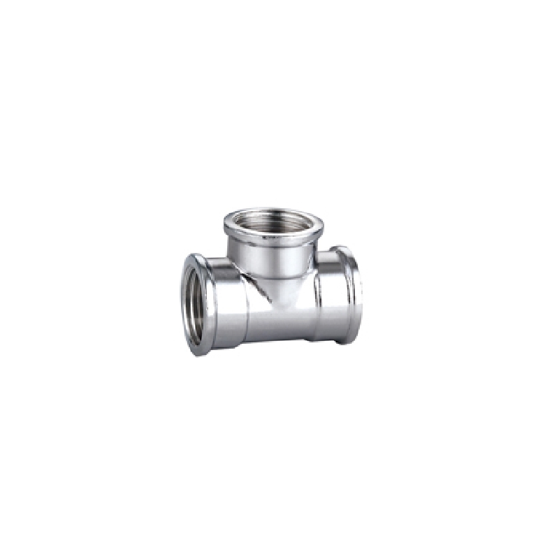 Tee Fff In Ottone Cromo Ibp - 1/2"x1/2"x1/2" 343-BM8130-04
