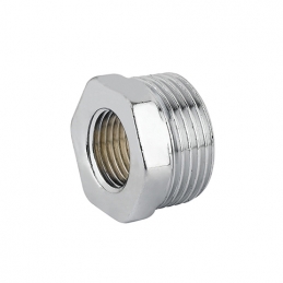 Riduzione Esagonale Mf Ottone Cromo - 3/8" X 1/4" 343-C018-0302