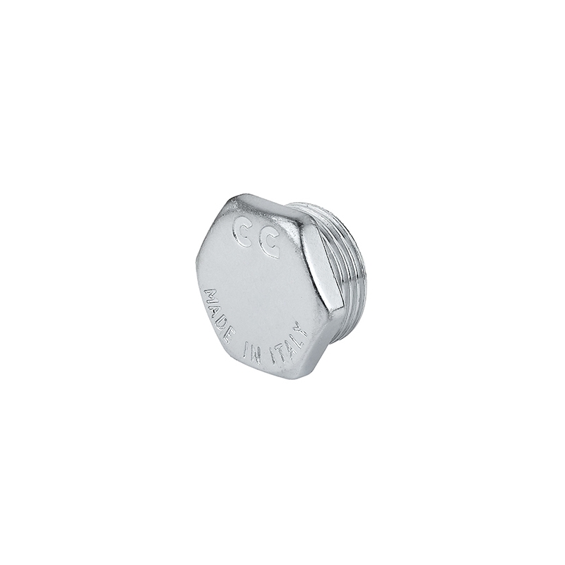 Tappo Maschio Con Esagono Ottone Cromo - 1" 343-C020-06
