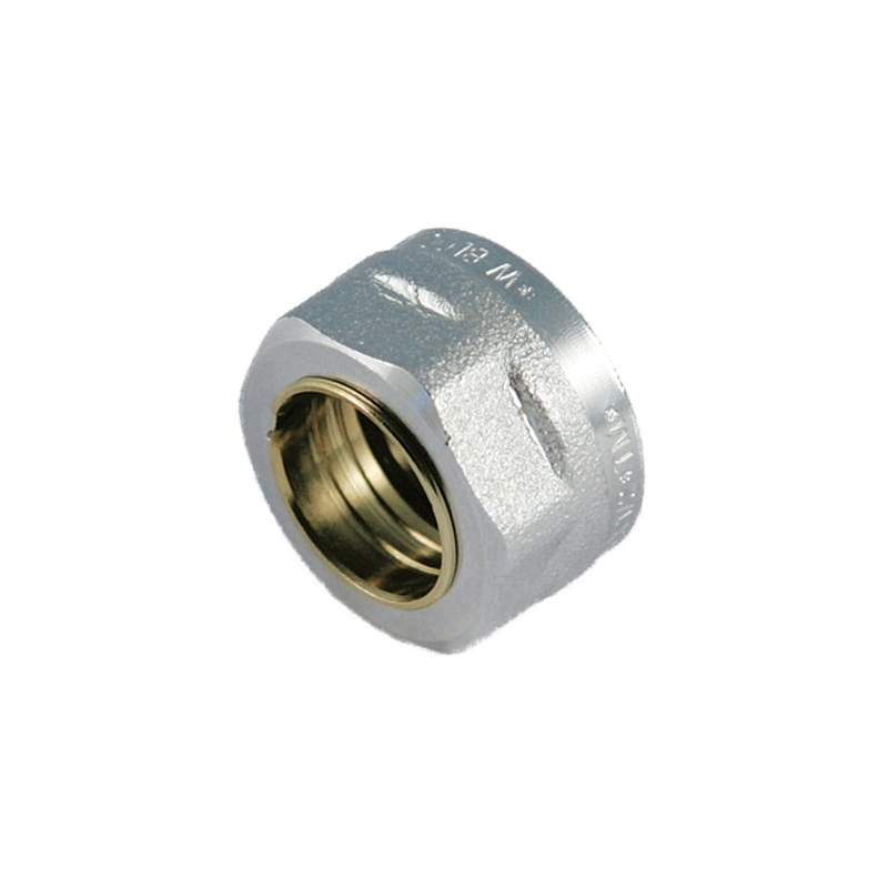 Dado Cromato Con Ogiva E Guarnizione Per Tubo Rame - 1/2" X 14 320-1240K-0414