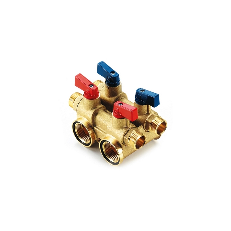Collettore Con Chiave Da 3/4 - 16 X 1/2 Per Ogiva Teflon - 2 Vie 320-1802