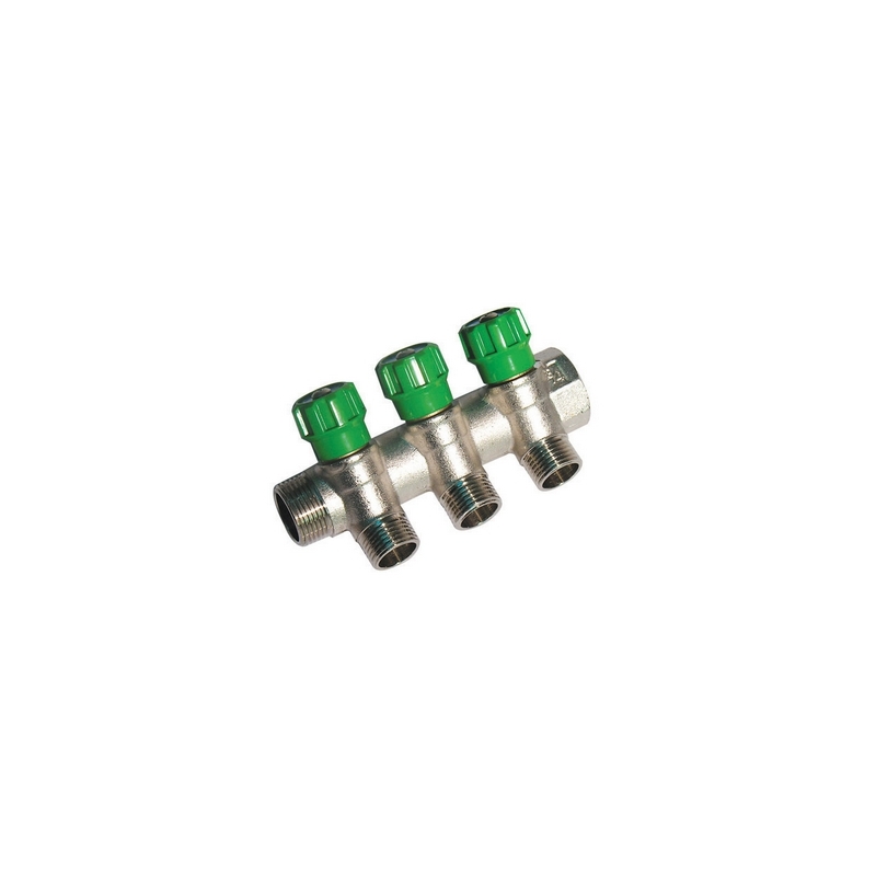 Collettore Lineare Con Rubinetti D'arresto 3 Derivazioni Impex - 3/4 X 1/2 320-B18663